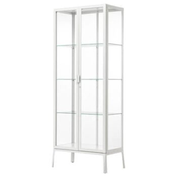 Glass-door cabinet, 73x175 cm